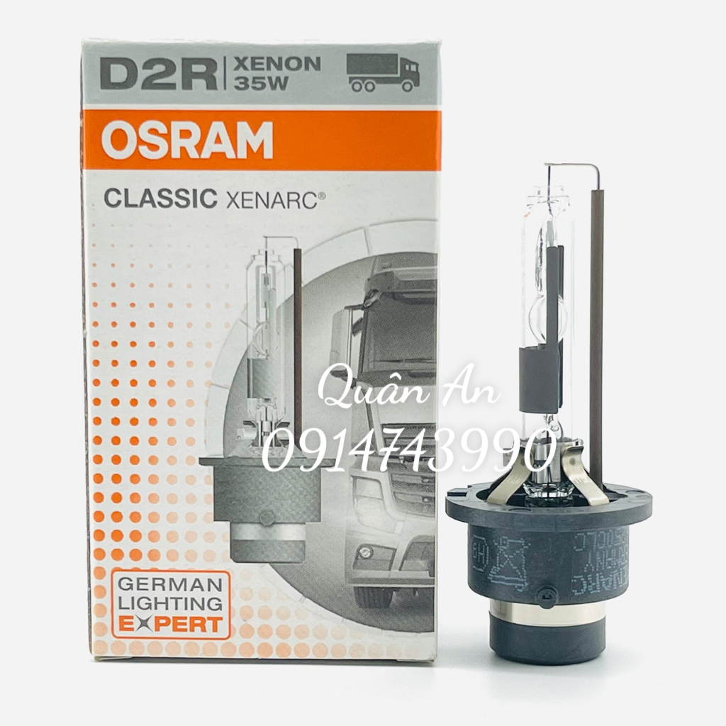 Bóng đèn Xenon OSRAM Classic Xenon D1S- D2S- D3S- D4S- D2R 12V 35W dùng cho đèn pha ô tô tiêu chuẩn HID 4300K