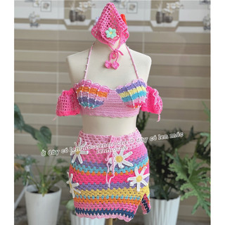 SET BIKINI SÒ LEN MÓC- BIKINI CẦU VÒNG