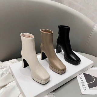 bốt lửng cao gót QBE về đủ màu