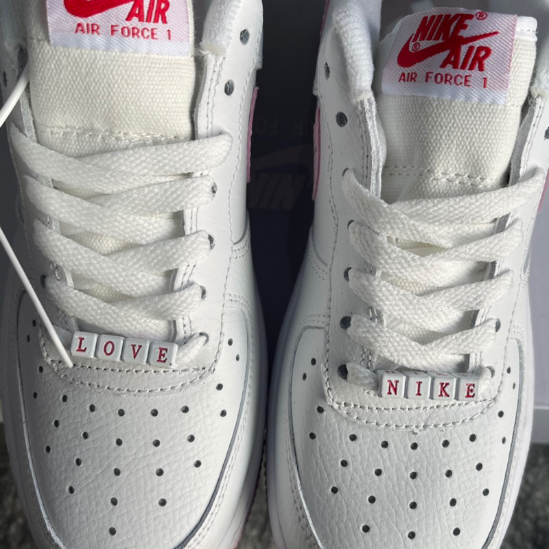 Giày AF1 Trắng Hồng For Love