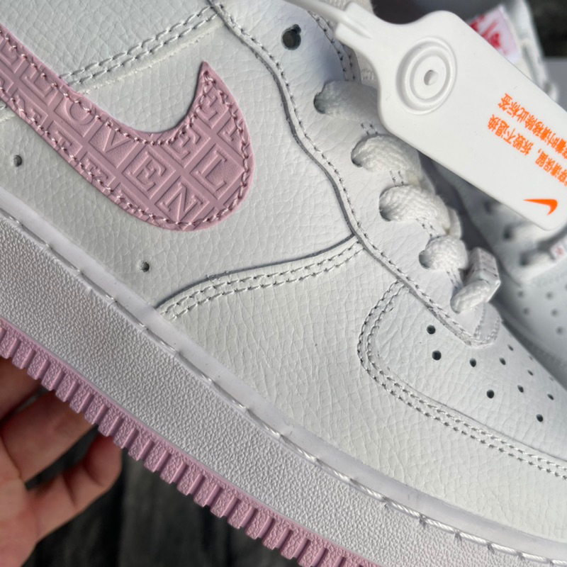 Giày AF1 Trắng Hồng For Love