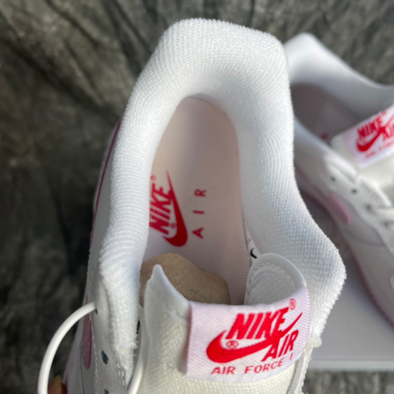 Giày AF1 Trắng Hồng For Love