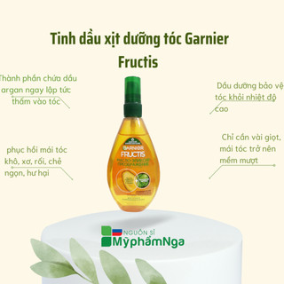 Tinh dầu xịt dưỡng tóc Garnier Fructis siêu phục hồi mềm mượt tóc