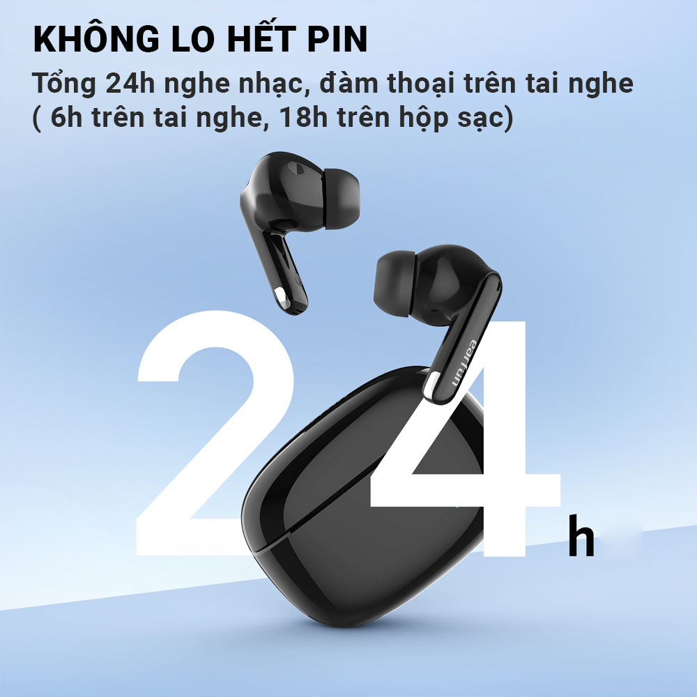 Tai nghe True Wireless Bluetooth Earfun Air Mini 2, bluetooth 5.2, chế độ gaming mode