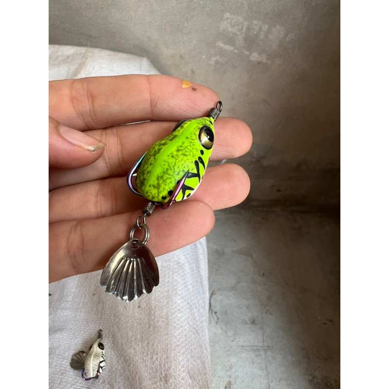 Nhái Hơi chàng Hiu Mồi Lure  cá lóc siêu nhạy chống vướng tốt