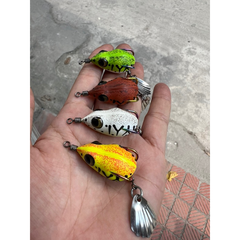 Nhái Hơi chàng Hiu Mồi Lure  cá lóc siêu nhạy chống vướng tốt