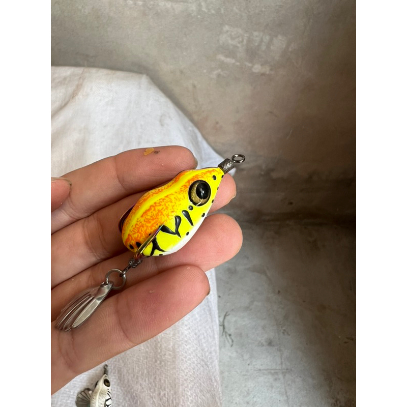 Nhái Hơi chàng Hiu Mồi Lure  cá lóc siêu nhạy chống vướng tốt