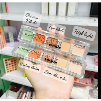 Bảng che khuyết điểm Catrice Allround Concealer Pallete 5 ô CKĐ đa năng lâu trôi mềm mịn da