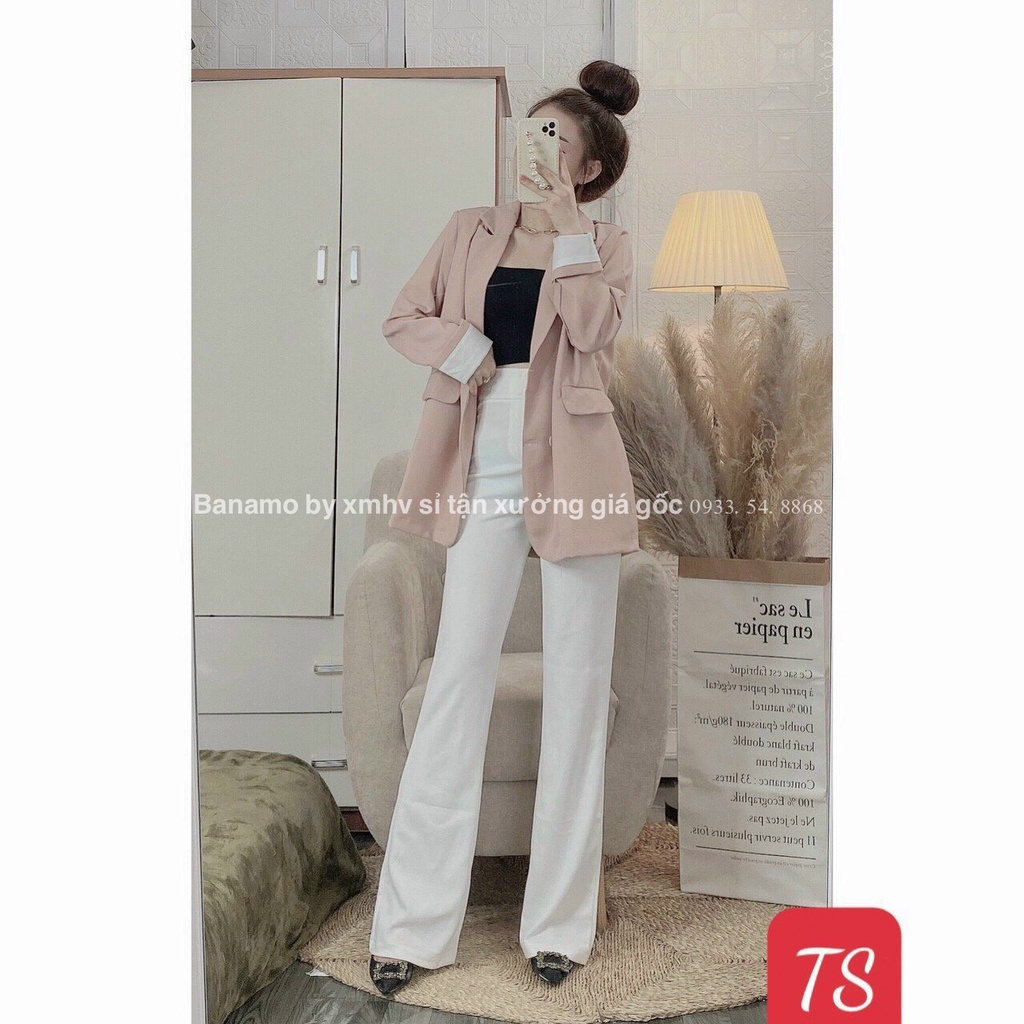 Quần Cạp Cao Ống Loe Cao Cấp 2 Cúc Tôn Dáng Cực Sang Đẹp [HÀNG LOẠI 1] | BigBuy360 - bigbuy360.vn