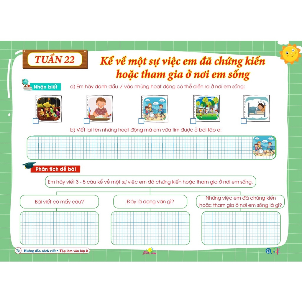 Sách - Hướng dẫn cách viết TẬP LÀM VĂN Lớp 2,3,4,5 - Cả năm