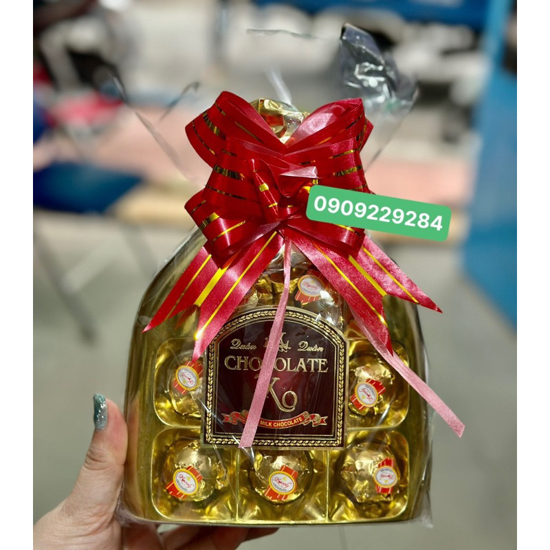 HỘP SOCOLA VIÊN CHAMPION 300gr- Gói quà siêu đẹp