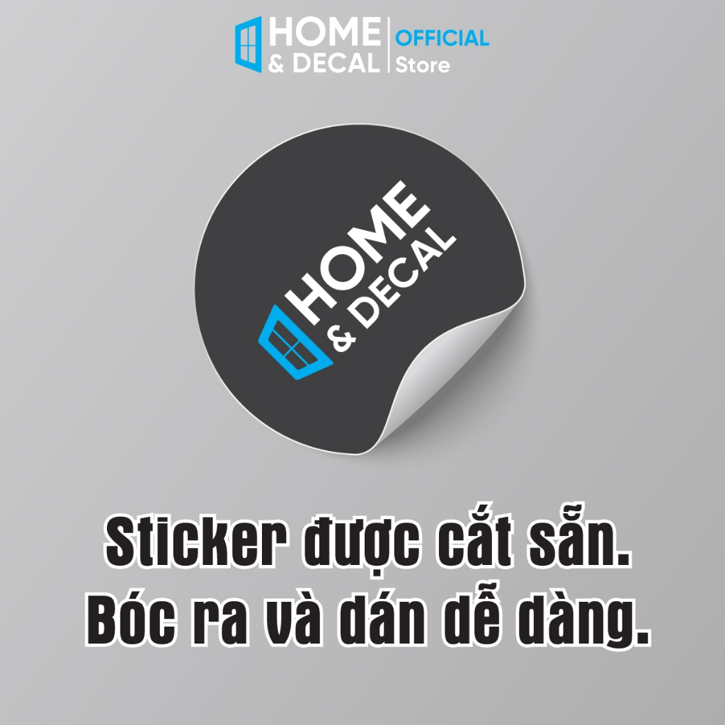 Decal Số Thứ Tự, Sticker Số Bàn, Trang Trí Quán, Số Thứ Tự Xếp Hàng - Dùng Dán Tường, Kính, Nhựa, Gỗ - Chống Thấm Nước