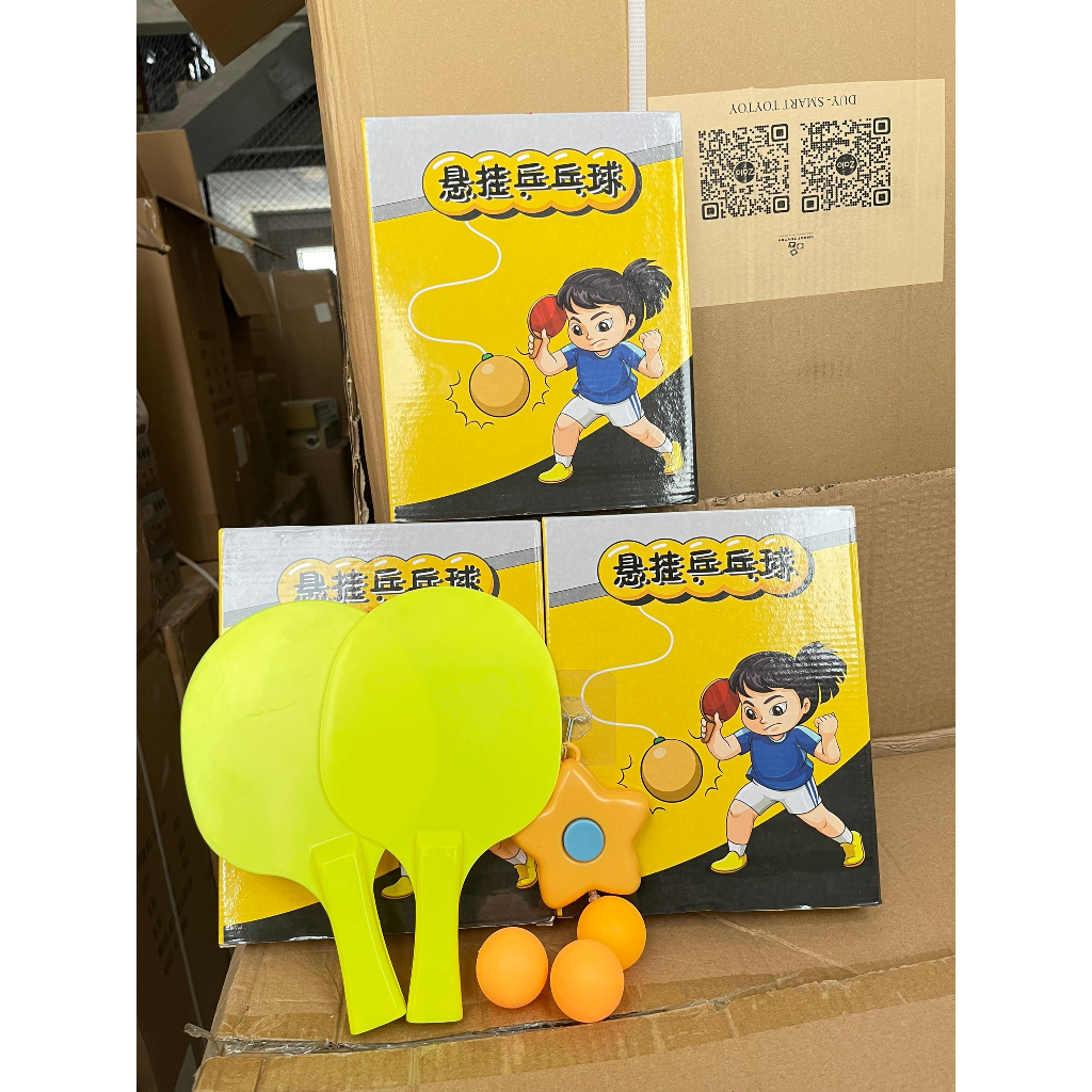 Bộ đồ chơi bóng bàn treo tường tiện lợi cho bé