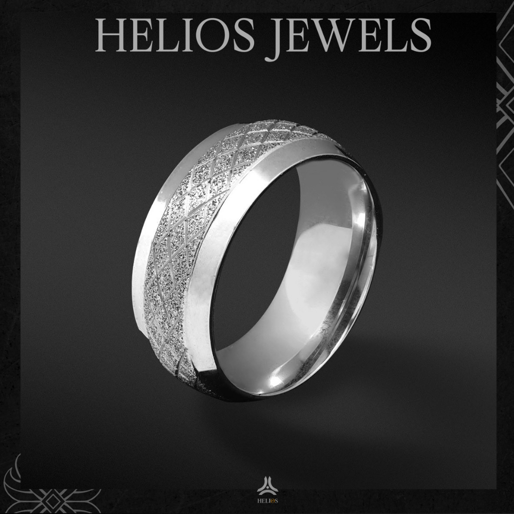 Nhẫn thời trang nam Helios Rhombus Bling
