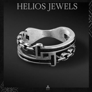 Nhẫn thời trang nam Helios Chain Line