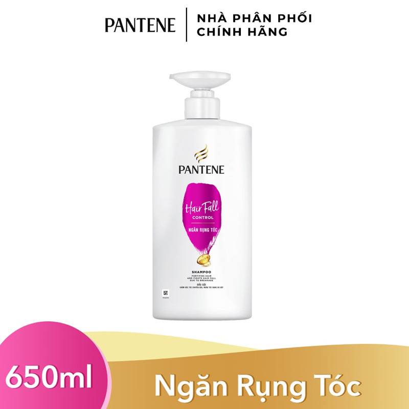 Chai 650ml dầu gội ngăn rụng tóc PANTENE Hair Fall control