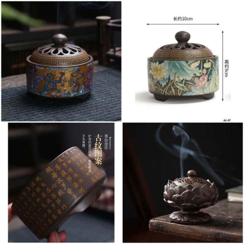 Lư Xông Trầm Hương Đỉnh, Lư Gốm Xông Trầm, Lư Xông Cao Cấp