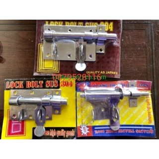 Chốt khoá inox. chốt ngang inox xịn