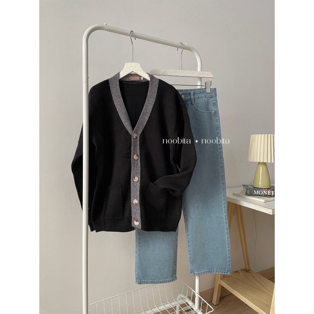 NOOBITA - Cardigan len tay dài 8040