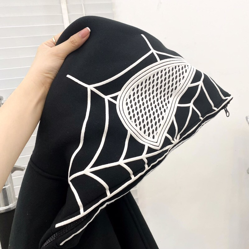 Áo khoác hoodie nỉ lót bông Spider_HT.Store96
