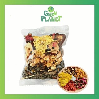 Thanh liễu trà ( Táo đỏ,hoa Habicus,hoa hồng,cỏ ngọt