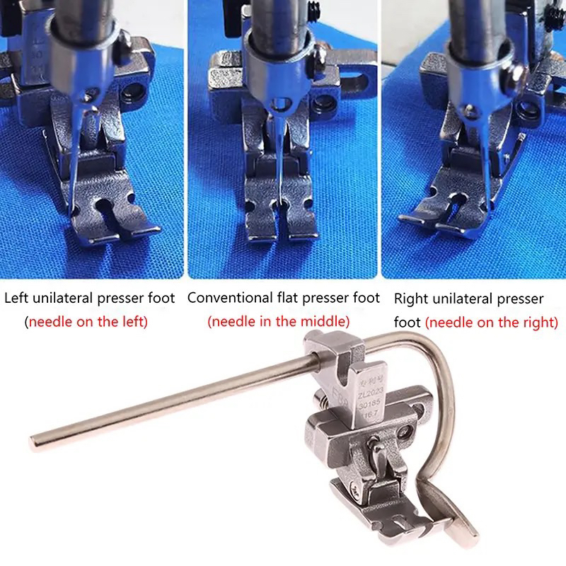 Chân vịt đa năng 6 IN 1 Tra khoá 2 bên, nhún bèo, canh lề, diễu tự do 2 bên, may mí cạp, dùng trong nghành may mặc,...