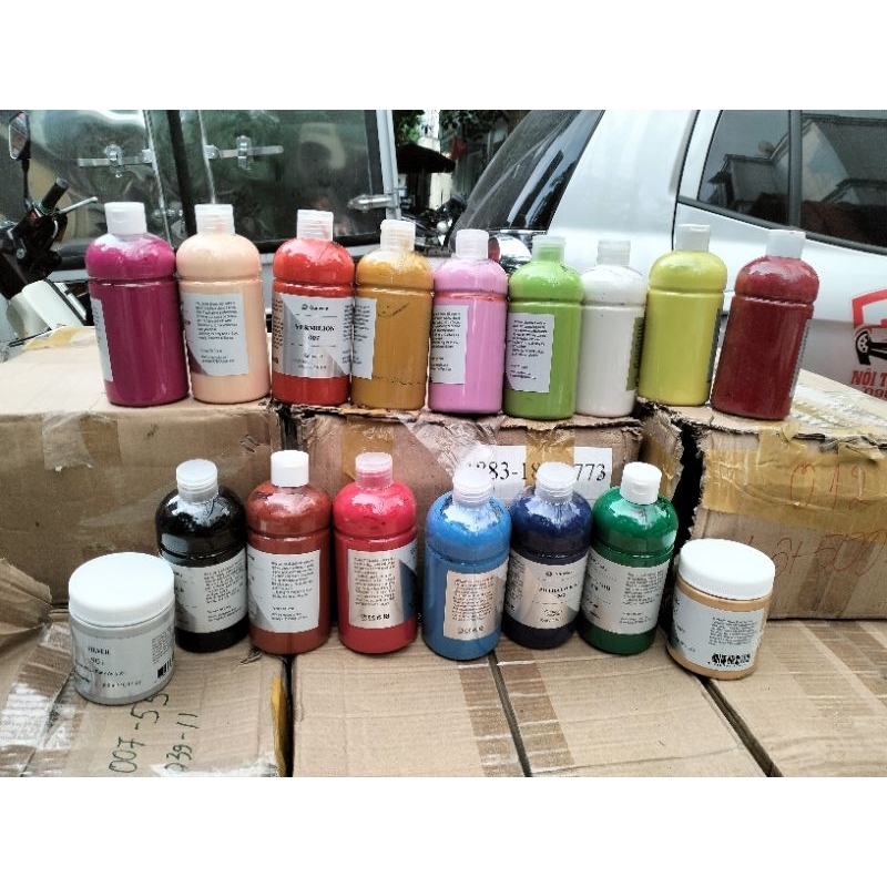 Màu tô 500 ml đặc màu wat không có tem mác