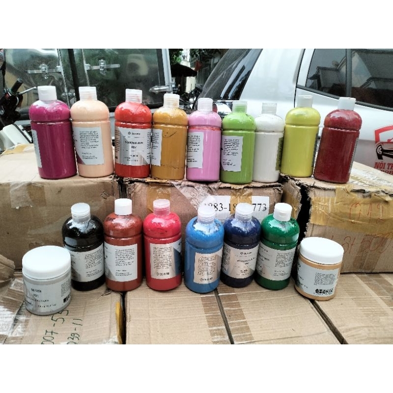 Màu tô 500 ml đặc màu wat không có tem mác