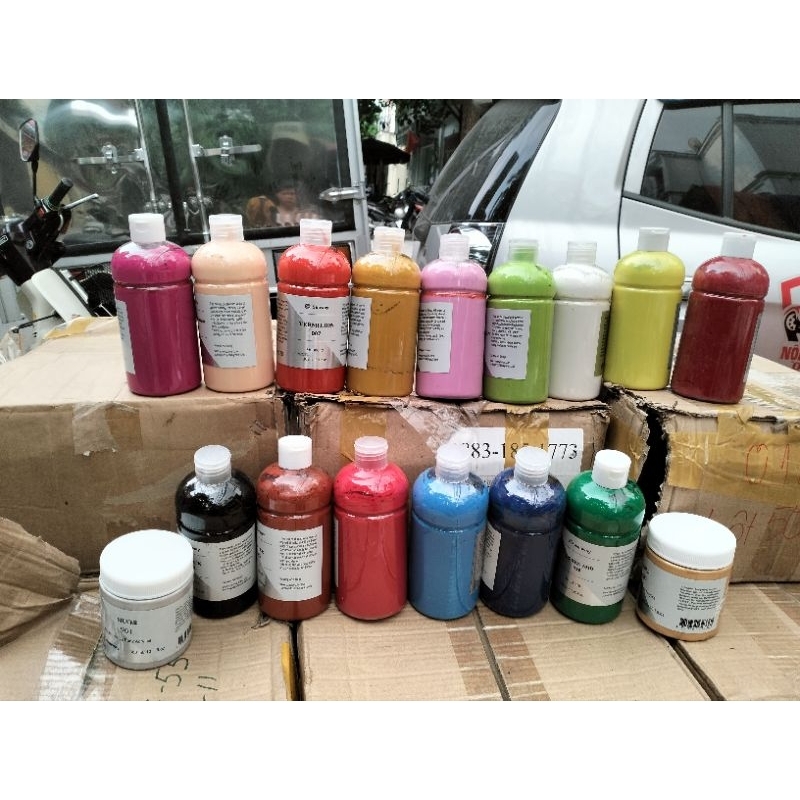 Màu tô 500 ml đặc màu wat không có tem mác