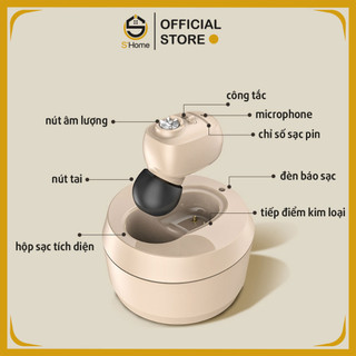 Máy Trợ Thính Cho Người Già Kiểu Dáng Tai Nghe Không Dây Siêu Nhỏ, Thời Gian Sử Dụng Hơn 30 giờ, Công Nghệ Giảm Tiếng Ồn