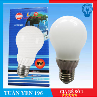 Bóng đèn led bulb hoà thái 5w-7w-9w ánh sáng trắng/vàng hàng chất lượng
