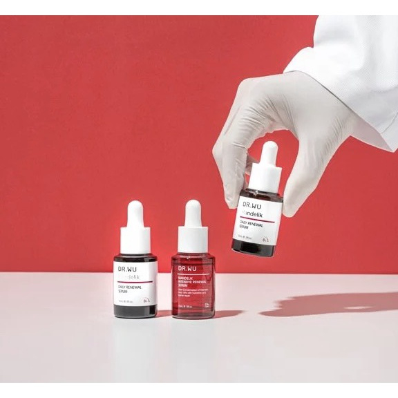 Serum Tái Tạo Da DR.WU Mandelic Acid 18% Mandelik Renewal 30ml Đài Loan