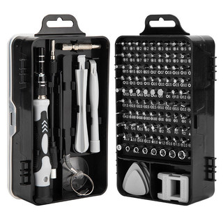 Bộ dụng cụ tua vít và vặn ốc vít đa năng 115 chi tiết , bộ dụng cụ sữa chữa hợp kim thép