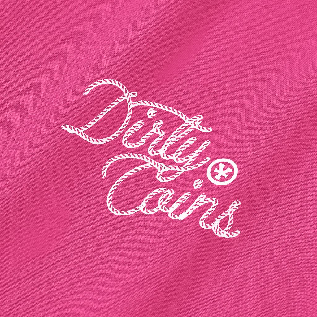 Áo Thun DirtyCoins Rope Print Regular Men/Women T-shirt - Hot Pink