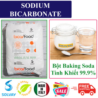 Muối nở - baking soda nahco3 99% đa dụng - sodium bicarbonate túi lẻ 1 kg