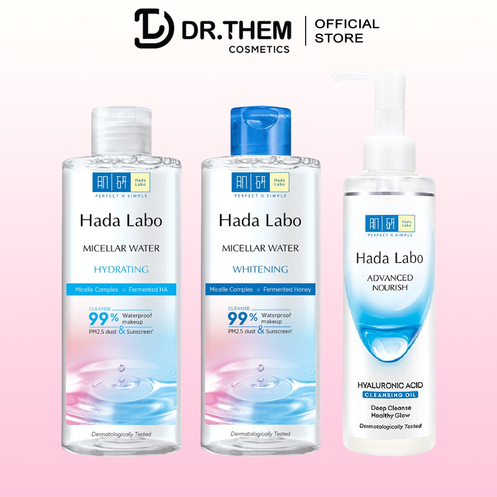 Nước Tẩy Trang Sạch Sâu Hada Labo Micellar Water Whitening 240ml - 200ml