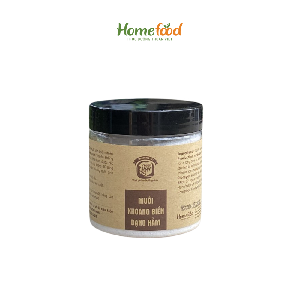 Muối khoáng biển dạng hầm Homefood 200g