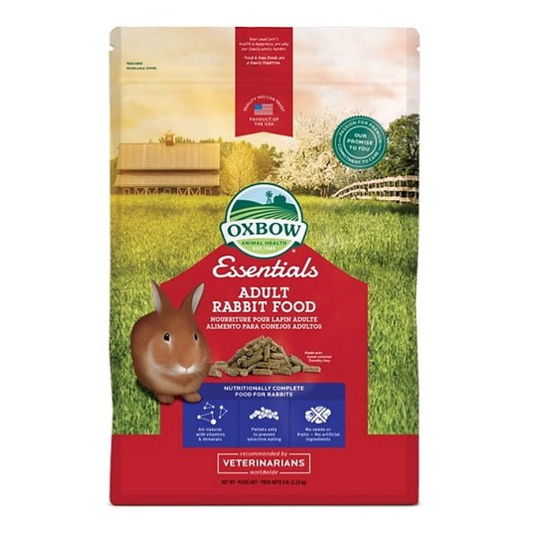 Thức Ăn Nén Thỏ Oxbow 2.25Kg  FREE SHIP  ESSENTIAL ADULT RABBIT FOOD Thức Ăn Thỏ Nén Dinh Dưỡ