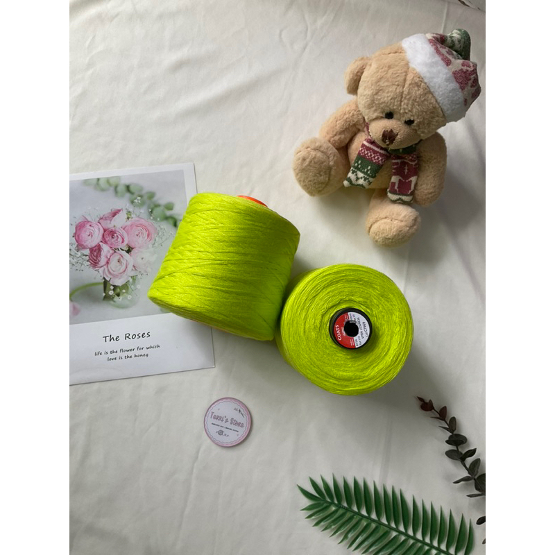 Yarn - Sợi Lụa 100% Silk | Sợi chập - Cỡ sợi 0.6mm ~ 0,8mm | Sợi bóng, mền, đẹp - Đan móc áo, váy, áo dài | Terri Store