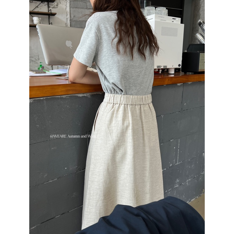 Chân váy suông xoè WE ARE cao cấp 6582 // Hàng có sẵn🇰🇷