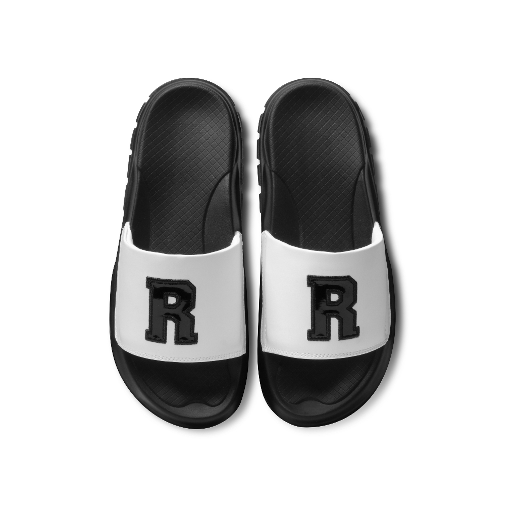 Dép quai ngang RENCHO R LOGO CHUNKY ĐẾ CAO 4CM