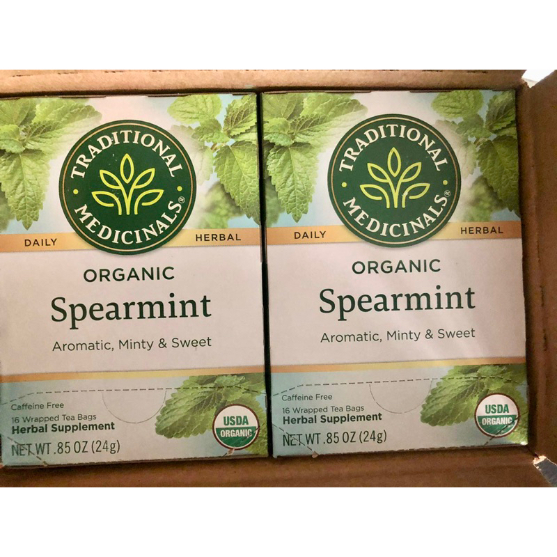 Trà Bạc Hà Spearmint Hữu Cơ Traditional Medicinals Organic Spearmint