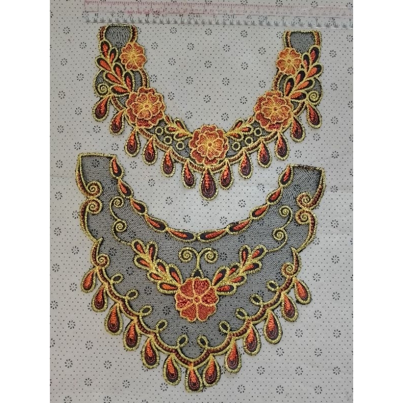 [BC] Bộ Cổ áo ren thêu cao cấp 2 thân (NHIỀU MẪU)