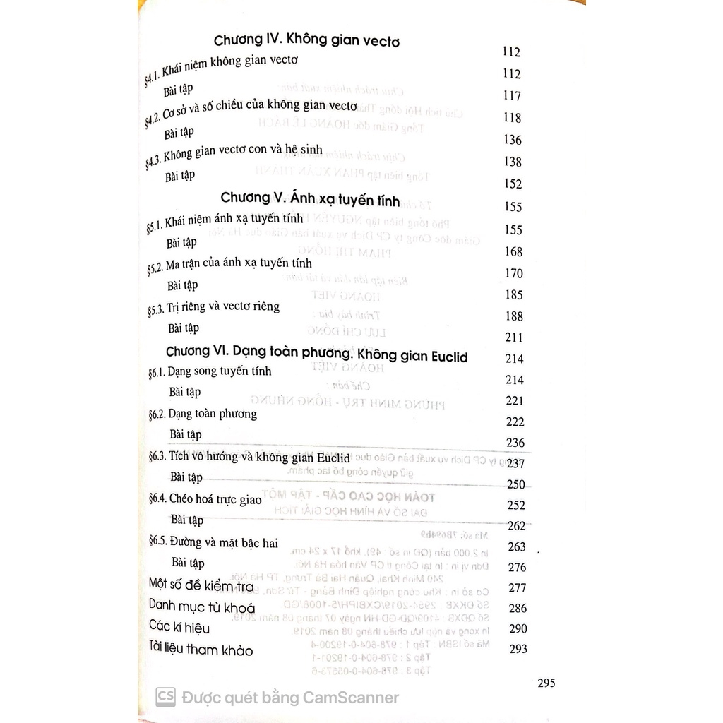 Sách - Toán Cao Cấp Tập 1 - Đại Số Và Hình Học Giải Tích