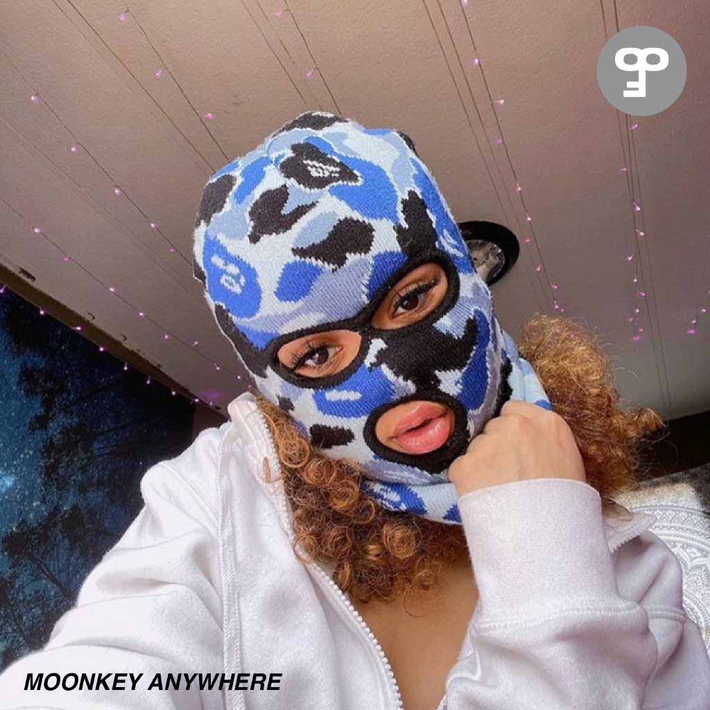 Mũ Len Trùm Ski Mask Camo