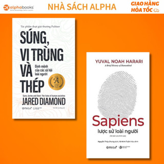 Lẻ/Combo Sách Kinh Điển Về Lịch Sử Thế Giới: Súng, Vi Trùng Và Thép và Sapiens - Lược Sử Loài Người