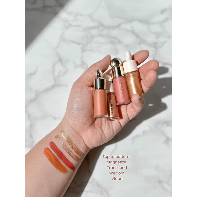 Set má hồng rare beauty + highlight rare beauty