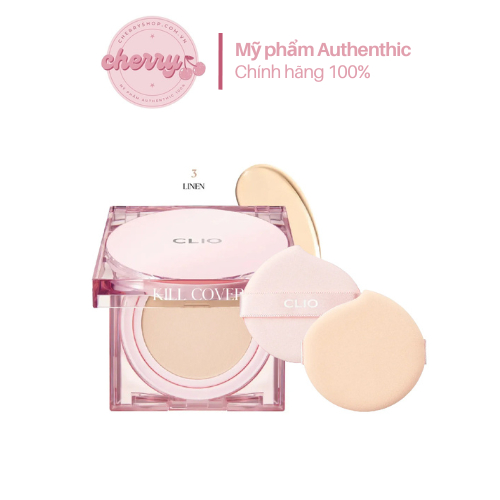 Phấn Nước Clio Kill Cover Glow Fitting Cushion SPF50+ PA+++  NEW