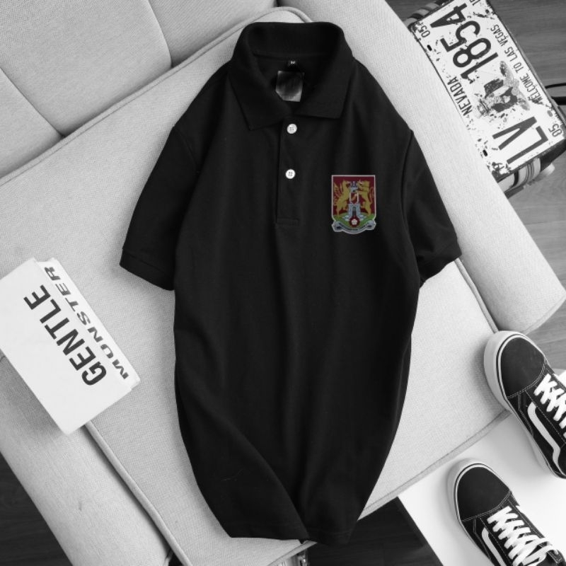 Áo thun nam có cổ ngắn tay polo logo Big size