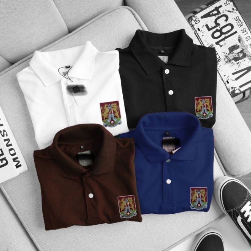 Áo thun nam có cổ ngắn tay polo logo Big size